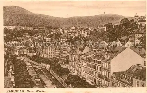 AK / Ansichtskarte Karlsbad_Eger Neue Wiese Karlsbad_Eger