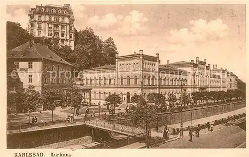 AK / Ansichtskarte Karlsbad_Eger Kurhaus Karlsbad_Eger