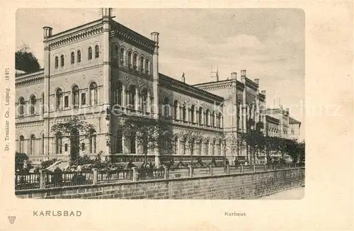 AK / Ansichtskarte Karlsbad_Eger Kurhaus Karlsbad_Eger