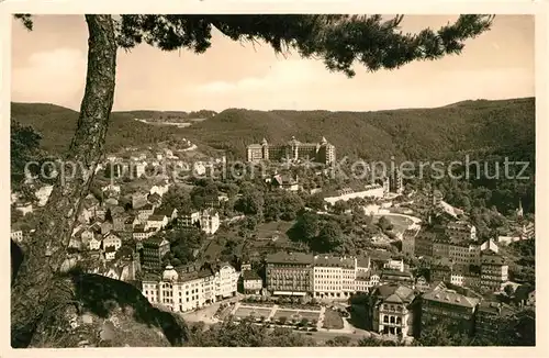 AK / Ansichtskarte Karlsbad_Eger Blick vom Hirschensprung Karlsbad_Eger