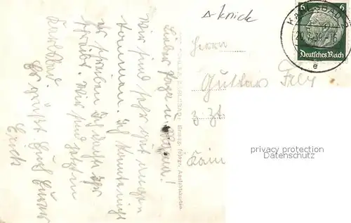 AK / Ansichtskarte Karlsbad_Eger Gartenzeile Karlsbad_Eger