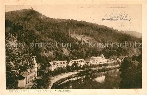 AK / Ansichtskarte Giesshuebl Sauerbrunn_Tschechien Panorama Giesshuebl Sauerbrunn