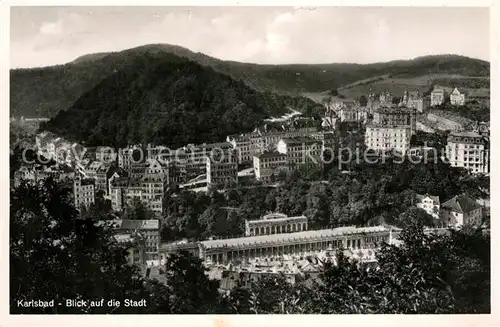 AK / Ansichtskarte Karlsbad_Eger Stadtblick Karlsbad_Eger