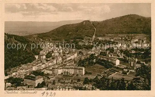 AK / Ansichtskarte Karlsbad_Eger Totalansicht Karlsbad_Eger