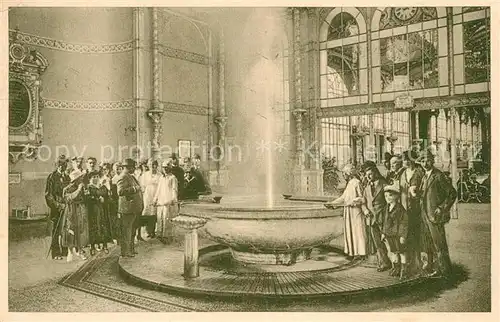 AK / Ansichtskarte Karlsbad_Eger Sprudel Karlsbad_Eger