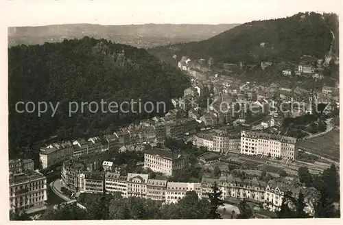 AK / Ansichtskarte Karlsbad_Eger Panorama Karlsbad_Eger
