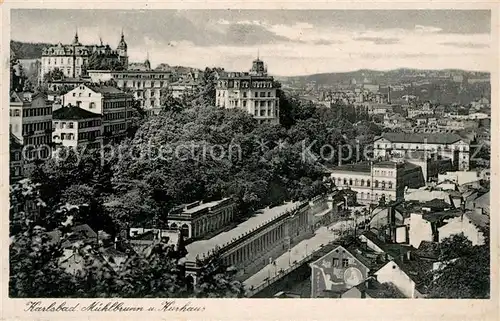 AK / Ansichtskarte Karlsbad_Eger Muehlbrunn und Kurhaus Karlsbad_Eger