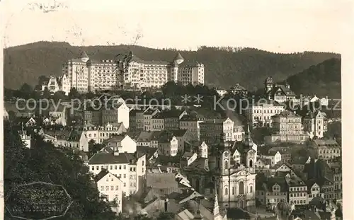 AK / Ansichtskarte Karlsbad_Eger Panorama Karlsbad_Eger