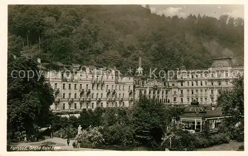 AK / Ansichtskarte Karlsbad_Eger Grand Hotel Pupp Karlsbad_Eger