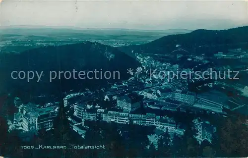 AK / Ansichtskarte Karlsbad_Eger Panorama Karlsbad_Eger