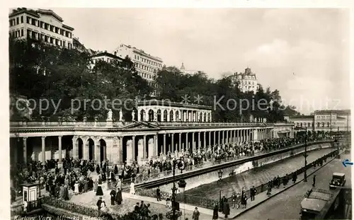 AK / Ansichtskarte Karlsbad_Eger Muehlbrunn Kolonnade Karlsbad_Eger