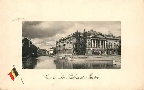 AK / Ansichtskarte Gent_Gand_Flandre Palais de Justice Gent_Gand_Flandre