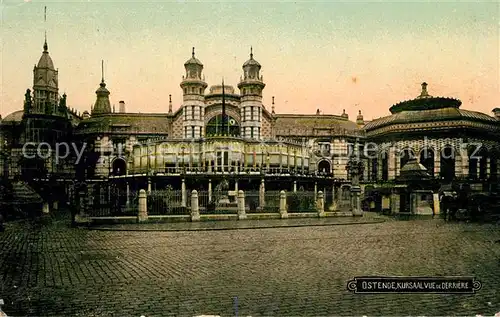 AK / Ansichtskarte Ostende_Flandre Kursaal Vue de Derriere Ostende_Flandre