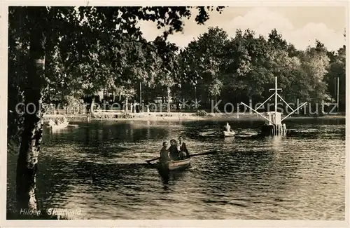 AK / Ansichtskarte Hilden_Duesseldorf Stadtwald Hilden Duesseldorf