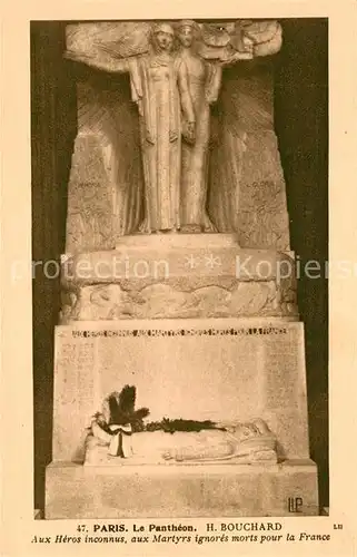 AK / Ansichtskarte Paris Le Pantheon Paris