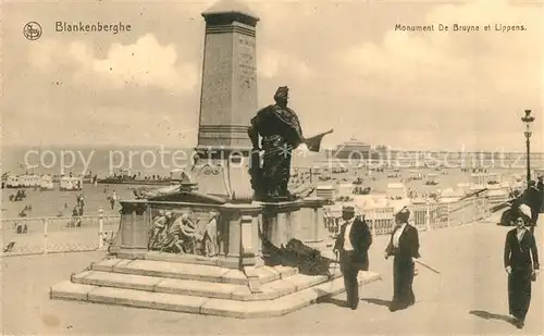 AK / Ansichtskarte Blankenberghe Monument De Bruyne et Lippens Blankenberghe