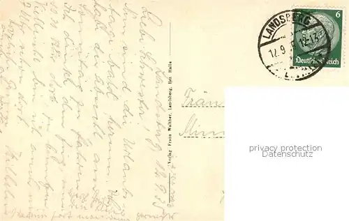 AK / Ansichtskarte Landsberg_Lech Kapellenberg mit Kriegerdenkmal Landsberg_Lech