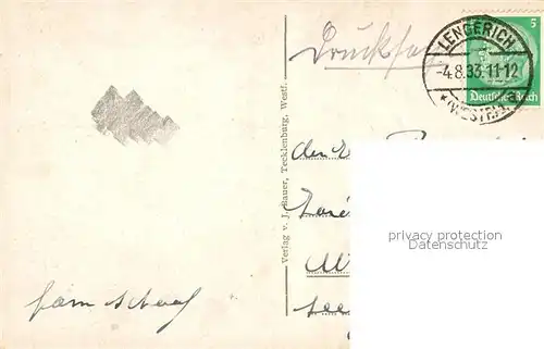 AK / Ansichtskarte Teutoburgerwald Panorama im Bocketal Teutoburgerwald