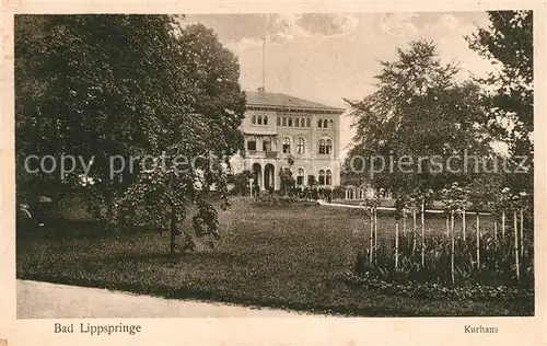 AK / Ansichtskarte Bad_Lippspringe Kurhaus Bad_Lippspringe