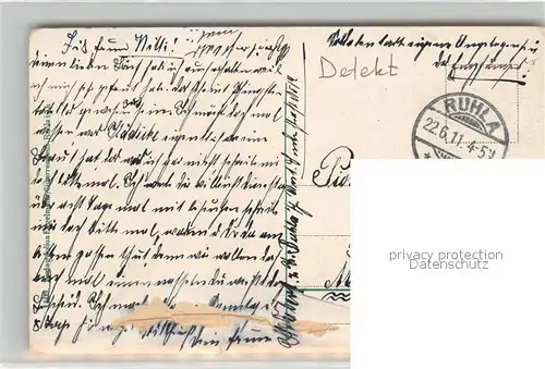 AK / Ansichtskarte Ruhla Blick vom Hotel Landgraf Ruhla