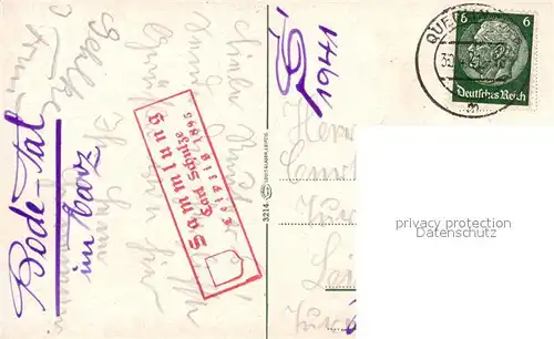 AK / Ansichtskarte Bodetal_Harz Koenigsruhe und Hexentanzplatz Bodetal Harz