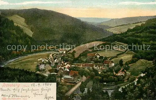 AK / Ansichtskarte Treseburg_Harz Panorama Treseburg Harz