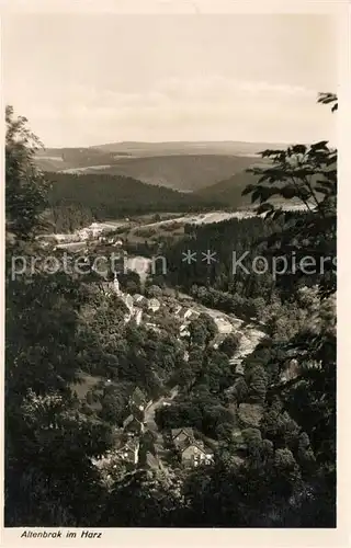 AK / Ansichtskarte Altenbrak_Harz Panorama Altenbrak Harz