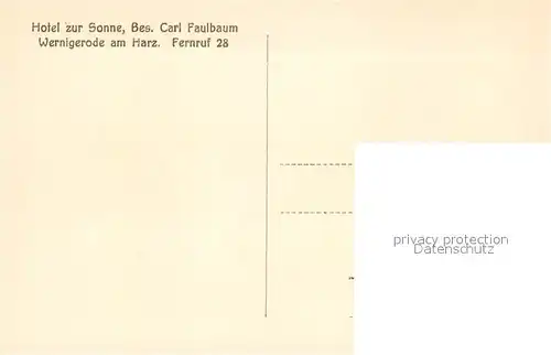 AK / Ansichtskarte Wernigerode_Harz Neuer Markt Blick vom Hotel zur Sonne Wernigerode Harz