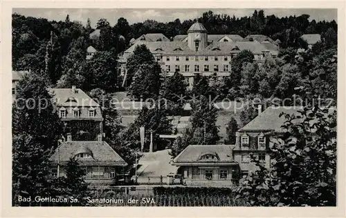 AK / Ansichtskarte Bad_Gottleuba Berggiesshuebel Sanatorium der SVA Bad