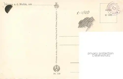 AK / Ansichtskarte Dessau Rosslau Grosser Markt mit Denkmal Alte Dessauer Dessau Rosslau