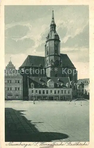 AK / Ansichtskarte Naumburg_Saale Wenzelkirche  Naumburg_Saale