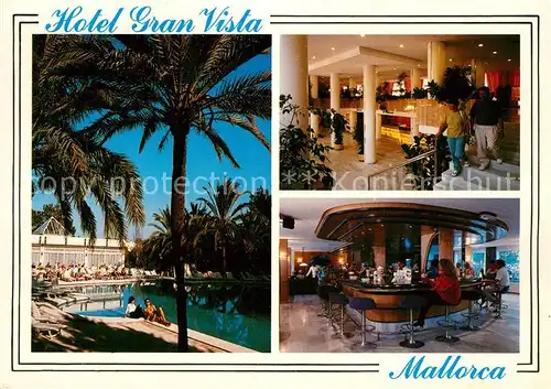 AK / Ansichtskarte Alcudia_Mallorca Hotel Gran Vista Swimming Pool Bar Alcudia Mallorca