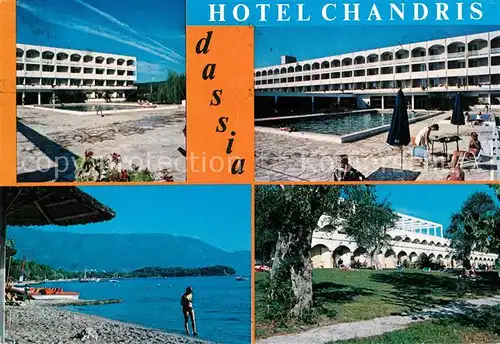 AK / Ansichtskarte Dassia Hotel Chandris Swimming Pool Strand Dassia