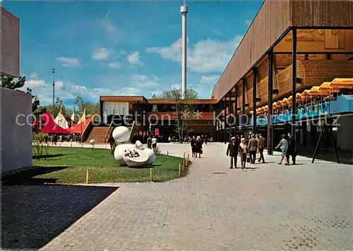 AK / Ansichtskarte Lausanne_VD Exposition nationale suisse Secteur Art de vivre Sanctuaire Lausanne VD