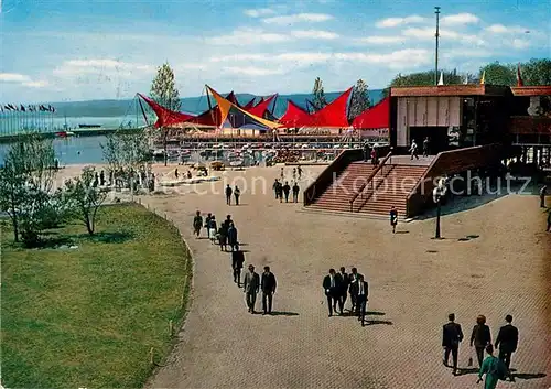 AK / Ansichtskarte Lausanne_VD Exposition nationale suisse secteur du port Lausanne VD