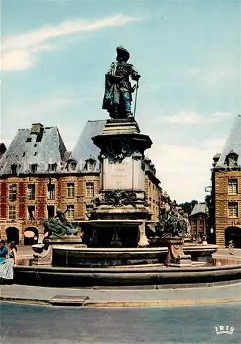 AK / Ansichtskarte Charleville Mezieres Statue de Charles de Gonzague Sculpteur A. Colle Charleville Mezieres