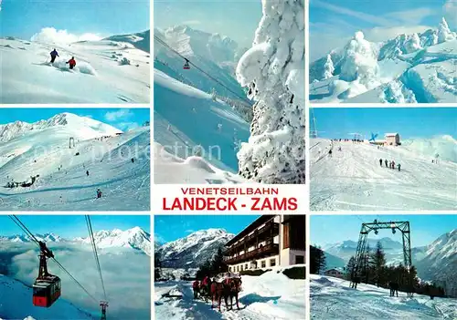 AK / Ansichtskarte Zams Venetseilbahn Bergbahn Wintersportplatz Alpen Zams
