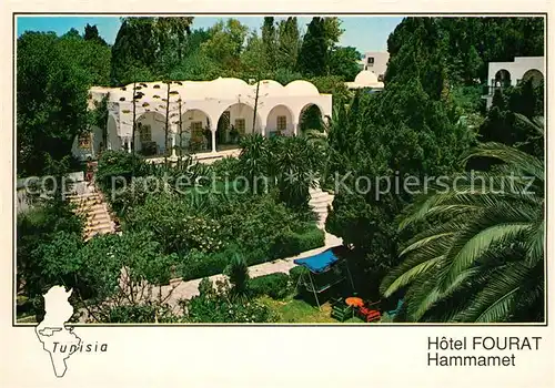 AK / Ansichtskarte Hammamet Hotel Fourat Les jardins luxuriants Hammamet