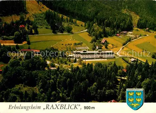 AK / Ansichtskarte Prein_Rax Erholungsheim Raxblick Fliegeraufnahme Prein_Rax