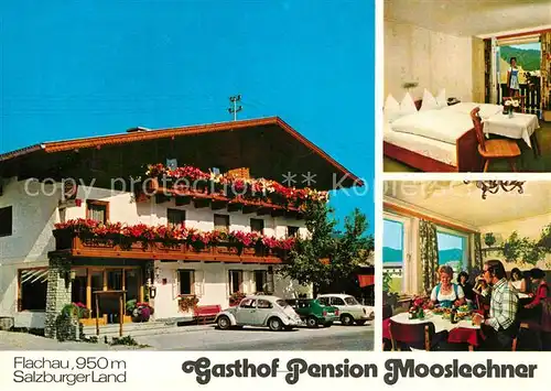 AK / Ansichtskarte Flachau Gasthof Pension Mooslechner Restaurant Fremdenzimmer Flachau
