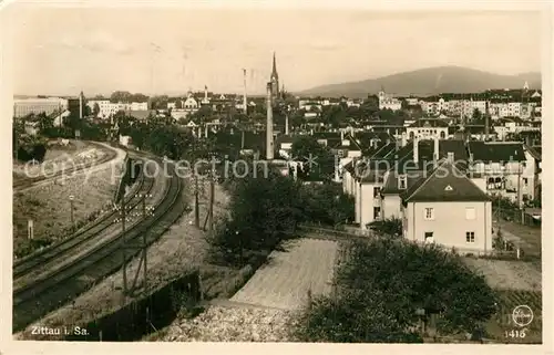 AK / Ansichtskarte Zittau Stadtblick Zittau