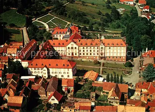 AK / Ansichtskarte Niederbronn les Bains Fliegeraufnahme Maison Mere des Soeurs du Tres St. Sauveur Niederbronn les Bains