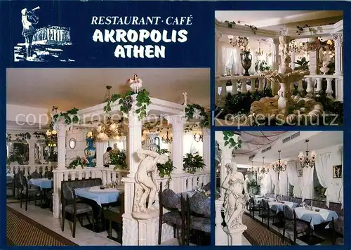 AK / Ansichtskarte Bad_Fuessing Restaurant Cafe Akropolis Athen Bad_Fuessing