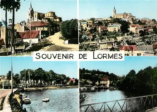 AK / Ansichtskarte Lormes Eglise Moulins Etang du Goulot  Lormes