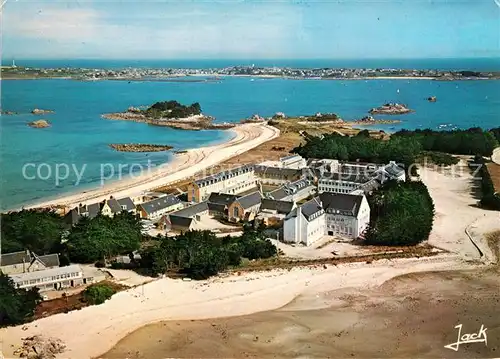 AK / Ansichtskarte Roscoff Fliegeraufnahme Sanatorium de Penharidy Roscoff