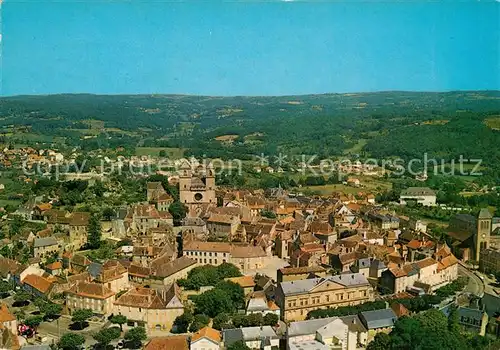 AK / Ansichtskarte Gourdon_Lot Fliegeraufnahme Gourdon Lot