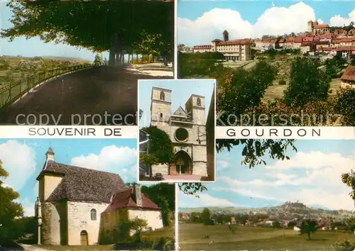 AK / Ansichtskarte Gourdon_Lot Cathedrale Gourdon Lot