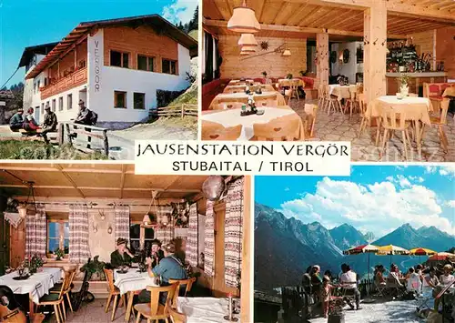 AK / Ansichtskarte Neustift_Brixen_Suedtirol Jausenstation Vergoer Stubaital Neustift_Brixen_Suedtirol