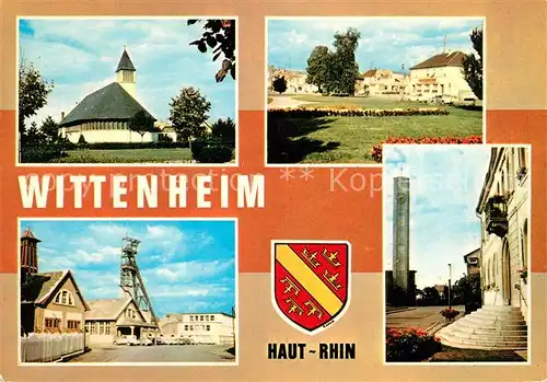 AK / Ansichtskarte Wittenheim Mines de Potasse Eglise Ste Barbe Wittenheim