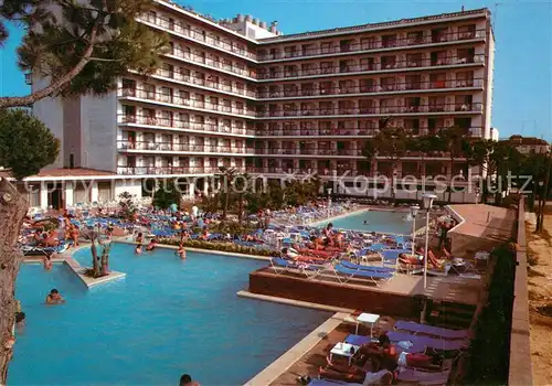 AK / Ansichtskarte Calella Hotel President Pool Calella